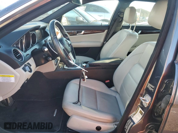 2013 Mercedes-Benz C 350 Sport with VIN WDDGF5HB9DA868195, listed as a Copart auction lot 80343384 with 96,252 mi miles and Salvage Title. Bid and sale history available at DreamBid. Image 7.