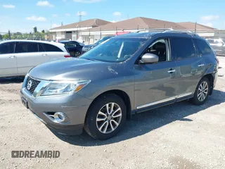2015 Nissan Pathfinder Platinum with VIN 5N1AR2MM5FC714812, listed as a IAAI auction lot 42373778 with 100,356 mi miles and . Bid and sale history available at DreamBid. Image 17.