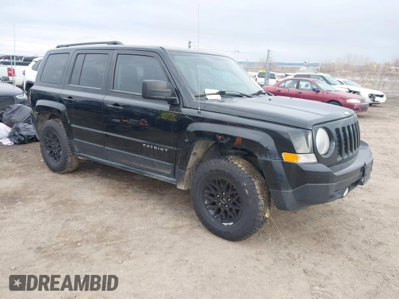 2013 Jeep Patriot Sport with VIN 1C4NJRBB5DD138928, listed as a IAAI auction lot 41642193 with 220,125 mi miles and . Bid and sale history available at carsss.com. Image 1.