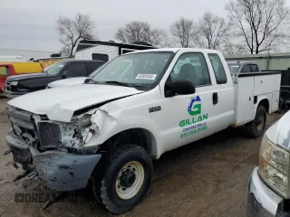 2004 Ford F-250 with VIN 1FDNX21L44ED76226, listed as a Copart auction lot 42002655 with 145,201 mi miles and Salvage title. Bid and sale history available at DreamBid. Image 1.
