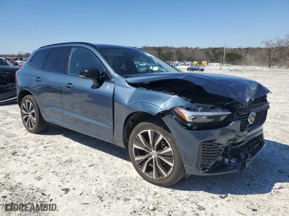 2024 Volvo XC60 Plus Dark Theme with VIN YV4L12RL2R1762432, listed as a Copart auction lot 48196165 with 8,932 mi miles and Salvage Title. Bid and sale history available at carsss.com. Image 4.