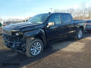 2020 Chevrolet Silverado 1500 Custom with VIN 3GCPYBEK9LG380470, listed as a IAAI auction lot 41152055 with 60,369 mi miles. Bid and sale history available at carsss.com. Image 2.
