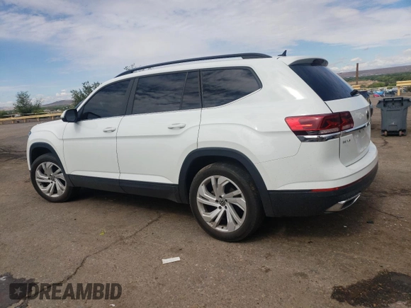 2021 Volkswagen Atlas SE with VIN 1V2HR2CA4MC583846, listed as a Copart auction lot 56176645 with 75,026 mi miles and Salvage title. Bid and sale history available at DreamBid. Image 2.