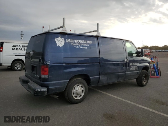 2011 Ford Econoline Cargo Commercial with VIN 1FTNE1EW3BDA73997, listed as a Copart auction lot 47467815 with 42,261 mi miles and Clean Title. Bid and sale history available at DreamBid. Image 3.