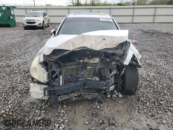 2007 Infiniti G35 Sedan Journey with VIN JNKBV61E07M717071, listed as a Copart auction lot 51169265 with 265,460 mi miles and Salvage Title. Bid and sale history available at carsss.com. Image 5.