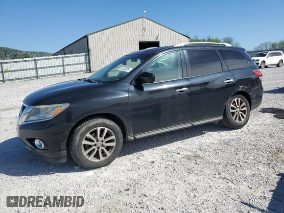 2015 Nissan Pathfinder Platinum с VIN 5N1AR2MM6FC630370, выставлен на аукционе Copart как лот 54129385 с пробегом 153 464 миль миль и Списание • Salvage title. История ставок и продаж доступна на DreamBid. Изображение 1.