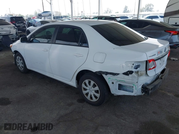 2011 Toyota Corolla L with VIN JTDBU4EE9B9131113, listed as a IAAI auction lot 42028423 with 191,157 mi miles. Bid and sale history available at carsss.com. Image 3.