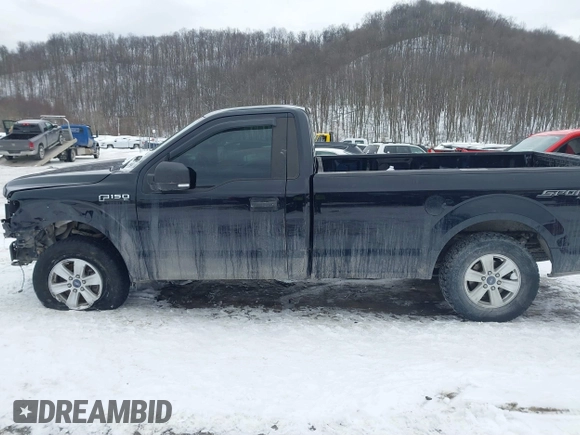 2018 Ford F-150 XL with VIN 1FTMF1EP8JKD65446, listed as a IAAI auction lot 41412677 with 87,225 mi miles. Bid and sale history available at carsss.com. Image 15.