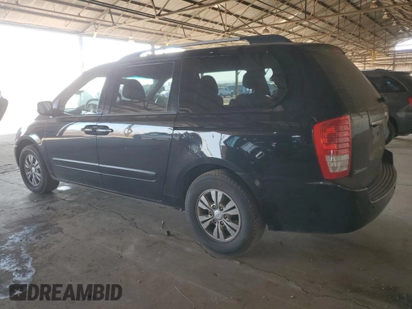 2012 Kia Sedona LX with VIN KNDMG4C76C6422370, listed as a Copart auction lot 75737224 with 282,233 mi miles and Clean Title. Bid and sale history available at carsss.com. Image 2.