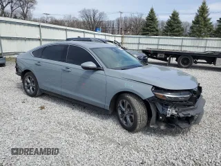 2023 Honda Accord EX-L with VIN 1HGCY2F62PA061403, listed as a Copart auction lot 53706615 with 24,210 mi miles and Salvage title. Bid and sale history available at DreamBid. Image 4.
