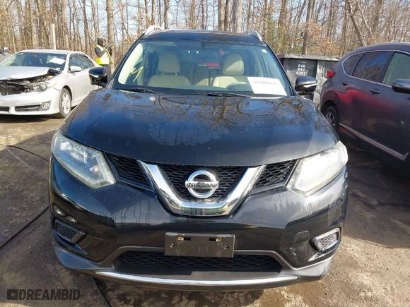2015 Nissan Rogue SV with VIN 5N1AT2MV6FC764919, listed as a IAAI auction lot 41688831 with 116041 miles. Bid and sale history available at carsss.com. Image 12.