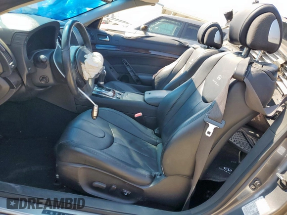 2012 Infiniti G37 Convertible with VIN JN1CV6FE4CM203123, listed as a Copart auction lot 53322385 with 98,958 mi miles and Salvage Title. Bid and sale history available at carsss.com. Image 7.