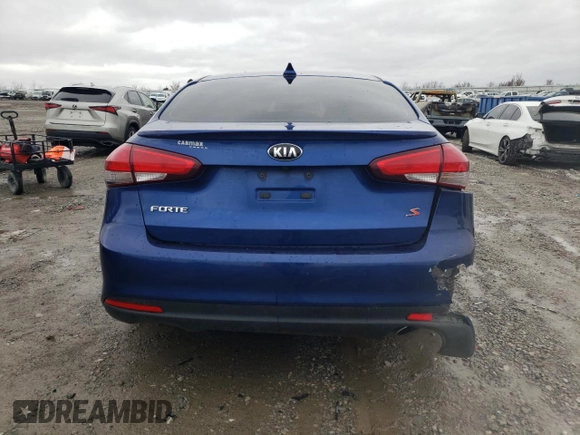 2017 Kia Forte S with VIN 3KPFL4A7XHE128592, listed as a Copart auction lot 47742925 with 124,332 mi miles and Salvage Title. Bid and sale history available at DreamBid. Image 6.