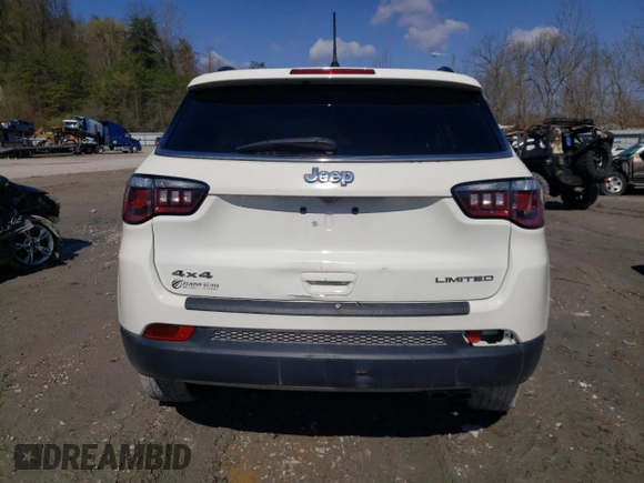 2019 Jeep Compass Limited z VIN 3C4NJDCB6KT854701, wystawiony jako Copart lot #49054285 z przebiegiem 59 770 mil mil oraz Szkoda całkowita • Salvage title. Historia ofert i sprzedaży dostępna na DreamBid. Obrazek 6.