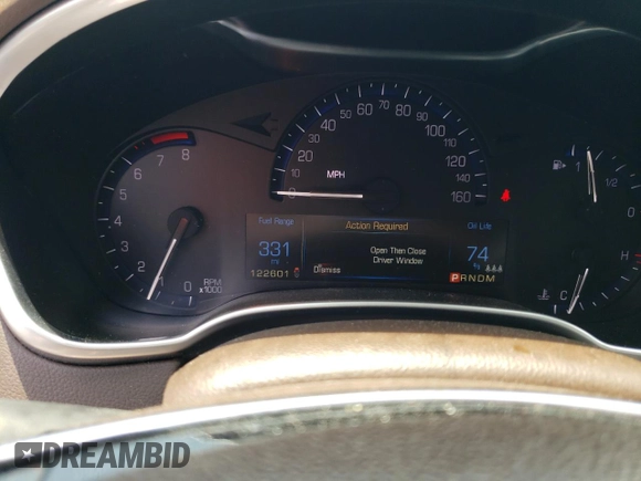 2016 Cadillac SRX Luxury Collection with VIN 3GYFNBE35GS567957, listed as a Copart auction lot 60025814 with 122,601 mi miles and Non Repairable. Bid and sale history available at carsss.com. Image 9.