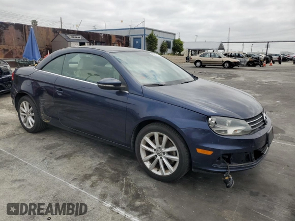2012 Volkswagen Eos Komfort with VIN WVWBW7AH3CV005642, listed as a Copart auction lot 55251845 with 120,401 mi miles and Clean Title. Bid and sale history available at DreamBid. Image 4.