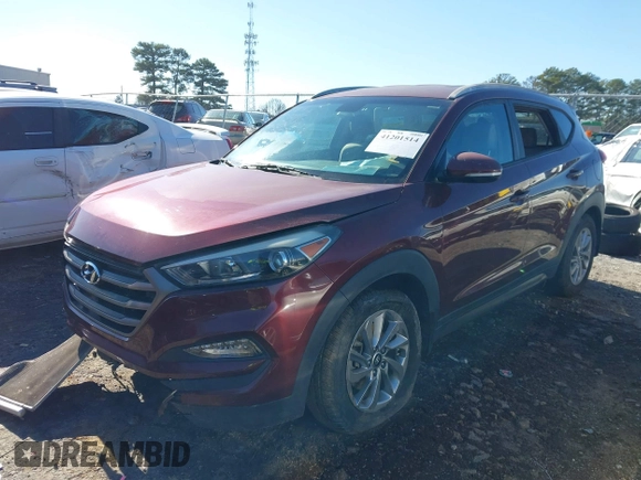 2016 Hyundai Tucson Sport with VIN KM8J33A22GU194476, listed as a IAAI auction lot 41201514 with 41,601 mi miles. Bid and sale history available at carsss.com. Image 17.
