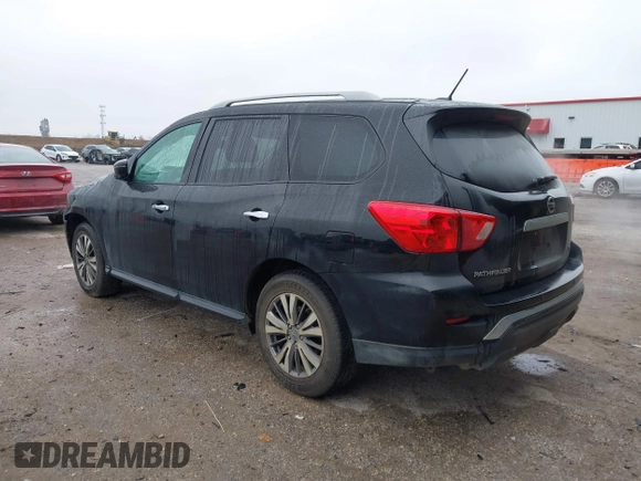 2018 Nissan Pathfinder SV with VIN 5N1DR2MN7JC633034, listed as a IAAI auction lot 41608707 with 118,694 mi miles. Bid and sale history available at carsss.com. Image 3.