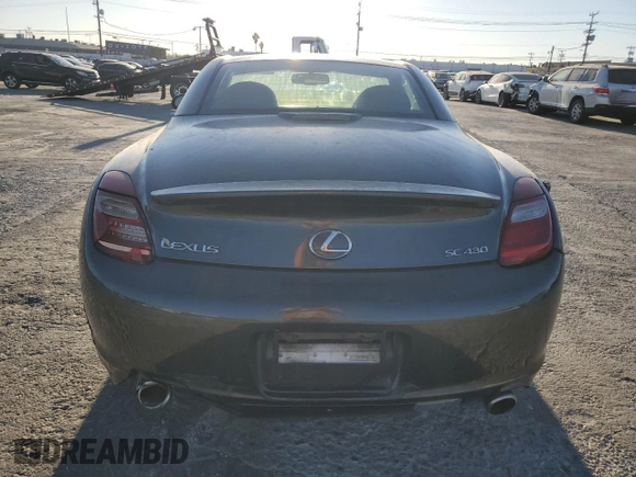 2007 Lexus SC 430 with VIN JTHFN45Y779014824, listed as a Copart auction lot 85856414 with 232,247 mi miles and Clean Title. Bid and sale history available at DreamBid. Image 6.