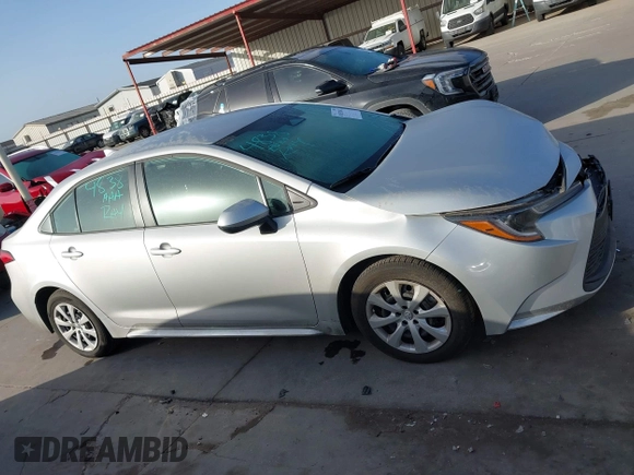 2025 Toyota Corolla LE with VIN 5YFB4MDE0SP235047, listed as a IAAI auction lot 41857041 with 6,980 mi miles. Bid and sale history available at carsss.com. Image 13.