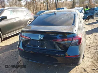 2025 Honda Civic Sedan LX with VIN 2HGFE2F25SH511249, listed as a IAAI auction lot 41605519 with 6,262 mi miles. Bid and sale history available at carsss.com. Image 16.