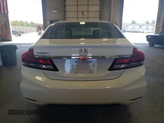 2013 Honda Civic LX with VIN 19XFB2F52DE097346, listed as a Copart auction lot 55396225 with 104,704 mi miles and Salvage Title. Bid and sale history available at DreamBid. Image 6.
