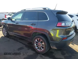 2020 Jeep Cherokee Latitude Plus with VIN 1C4PJLLB8LD535701, listed as a IAAI auction lot 41160714 with 102,529 mi miles. Bid and sale history available at carsss.com. Image 3.