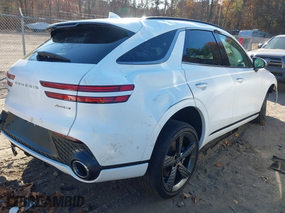 2022 Genesis GV70 Sport z VIN KMUMCDTC1NU035343, wystawiony jako IAAI lot #40788562 z przebiegiem Nie podano mil oraz . Historia ofert i sprzedaży dostępna na DreamBid. Obrazek 4.