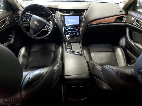 2018 Cadillac CTS Sedan Luxury AWD with VIN 1G6AX5SX6J0142851, listed as a Copart auction lot 53814185 with 53,747 mi miles and Salvage Title. Bid and sale history available at carsss.com. Image 8.