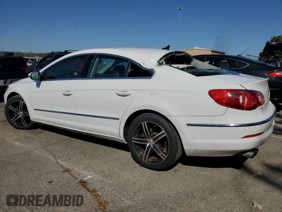 2012 Volkswagen CC Sport PZEV with VIN WVWMP7AN5CE521660, listed as a Copart auction lot 75190794 with 128,416 mi miles and Salvage Title. Bid and sale history available at carsss.com. Image 2.