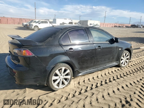2014 Mitsubishi Lancer GT with VIN JA32U8FWXEU010430, listed as a Copart auction lot 80284124 with Not Provided miles and Salvage Title. Bid and sale history available at DreamBid. Image 3.