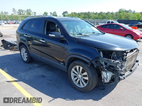 2011 Kia Sorento EX with VIN 5XYKUDA27BG053442, listed as a IAAI auction lot 42062265 with 120,996 mi miles. Bid and sale history available at carsss.com. Image 1.