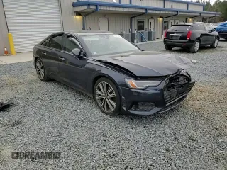 2020 Audi A6 Premium Plus with VIN WAUE8AF2XLN055248, listed as a Copart auction lot 43851555 with 0 mi miles and Salvage Title. Bid and sale history available at carsss.com. Image 11.