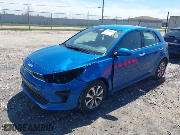 2023 Kia Rio S with VIN 3KPA25AD9PE514279, listed as a IAAI auction lot 42194256 with 76,630 mi miles and . Bid and sale history available at DreamBid. Image 2.