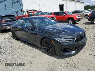 2024 BMW 8 Series 840i with VIN WBAGV4C0XRCS05059, listed as a Copart auction lot 68124154 with 0 mi miles and Salvage Title. Bid and sale history available at carsss.com. Image 4.