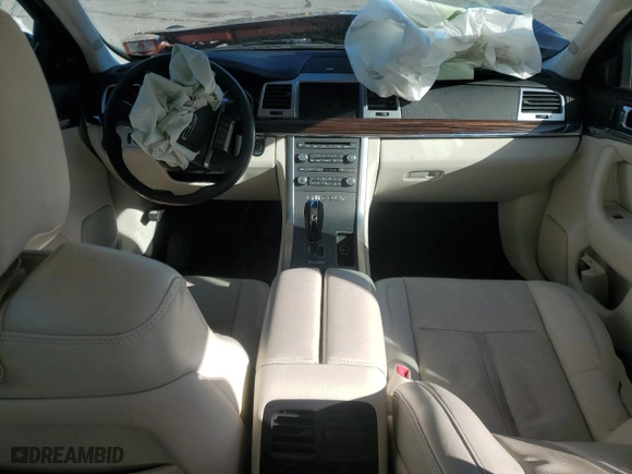 2009 Lincoln MKS with VIN 1LNHM94R69G613311, listed as a Copart auction lot 87873395 with 0 mi miles and Salvage Title. Bid and sale history available at carsss.com. Image 8.