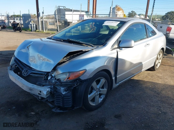 2008 Honda Civic Cpe EX with VIN 2HGFG12818H563341, listed as a IAAI auction lot 41648299 with 122,824 mi miles. Bid and sale history available at carsss.com. Image 18.