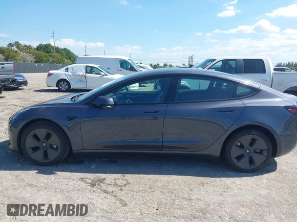 2023 Tesla Model 3 with VIN 5YJ3E1EA8PF626235, listed as a IAAI auction lot 42022893 with 30,333 mi miles and . Bid and sale history available at DreamBid. Image 15.