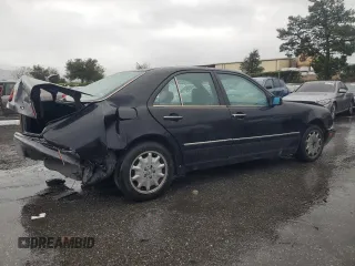 1997 Mercedes-Benz E-Class with VIN WDBJF55F9VA294656, listed as a Copart auction lot 49136745 with 0 mi miles and Salvage Title. Bid and sale history available at carsss.com. Image 3.