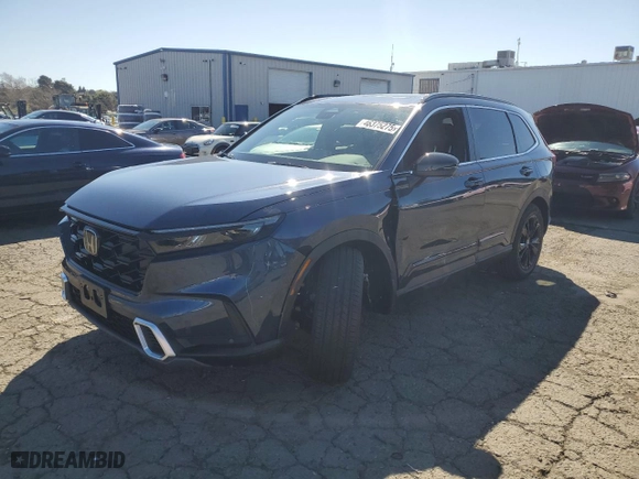 2025 Honda CR-V Hybrid Sport Touring with VIN 7FARS6H99SE045891, listed as a Copart auction lot 46375275 with 2,261 mi miles and Salvage Title. Bid and sale history available at carsss.com. Image 1.