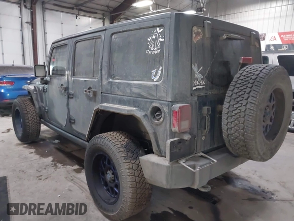 2018 Jeep Wrangler JK Unlimited Sport with VIN 1C4BJWDG0JL867687, listed as a IAAI auction lot 41426838 with 78,116 mi miles. Bid and sale history available at carsss.com. Image 3.