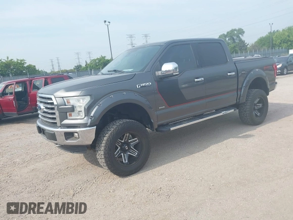2016 Ford F-150 XLT with VIN 1FTEW1EG9GFA58647, listed as a IAAI auction lot 42492607 with 80,933 mi miles and . Bid and sale history available at DreamBid. Image 2.