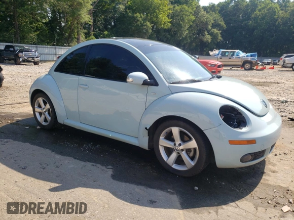 2010 Volkswagen Beetle with VIN 3VWRG3AG0AM027565, listed as a Copart auction lot 61908315 with 74,858 mi miles and Salvage title. Bid and sale history available at DreamBid. Image 4.