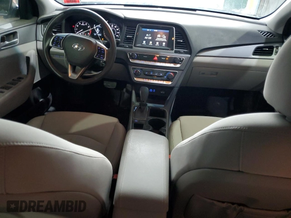 2019 Hyundai Sonata SE with VIN 5NPE24AF1KH745579, listed as a Copart auction lot 47007445 with 48,980 mi miles and Salvage Title. Bid and sale history available at carsss.com. Image 8.