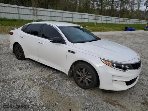 2017 Kia Optima LX 1.6T with VIN 5XXGT4L1XHG175299, listed as a Copart auction lot 47173994 with 129,416 mi miles and Salvage Title. Bid and sale history available at carsss.com. Image 4.