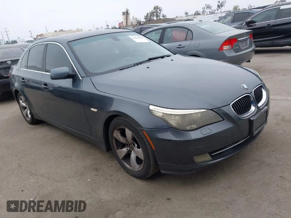 2008 BMW 5 Series 528i with VIN WBANU535X8C110673, listed as a IAAI auction lot 42046010 with 204,413 mi miles and . Bid and sale history available at carsss.com. Image 1.