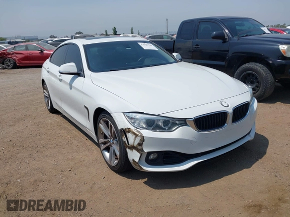 2015 BMW 4 Series 428i with VIN WBA4A9C57FGL86164, listed as a IAAI auction lot 42629769 with 123,984 mi miles and . Bid and sale history available at DreamBid. Image 1.