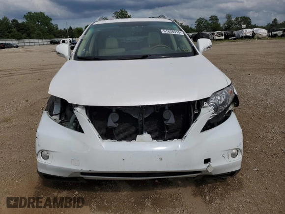 2010 Lexus RX 350 with VIN 2T2BK1BA2AC026228, listed as a Copart auction lot 61838915 with 125,830 mi miles and Salvage title. Bid and sale history available at DreamBid. Image 5.