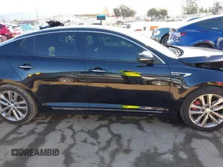 2015 Kia Optima SX Turbo with VIN 5XXGR4A63FG447041, listed as a IAAI auction lot 41812337 with 177,868 mi miles. Bid and sale history available at carsss.com. Image 14.