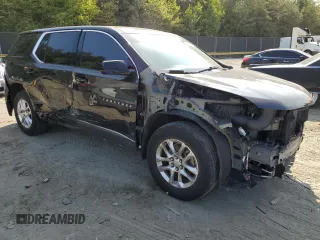 2020 Chevrolet Traverse LS with VIN 1GNERFKW3LJ119702, listed as a Copart auction lot 67711254 with 87,496 mi miles and Salvage Title. Bid and sale history available at carsss.com. Image 4.